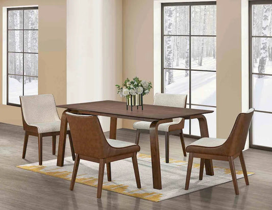 Furniture of America - Viken - 5 Pc. Dining Table Set - FM3213WN-T-5PC view 1