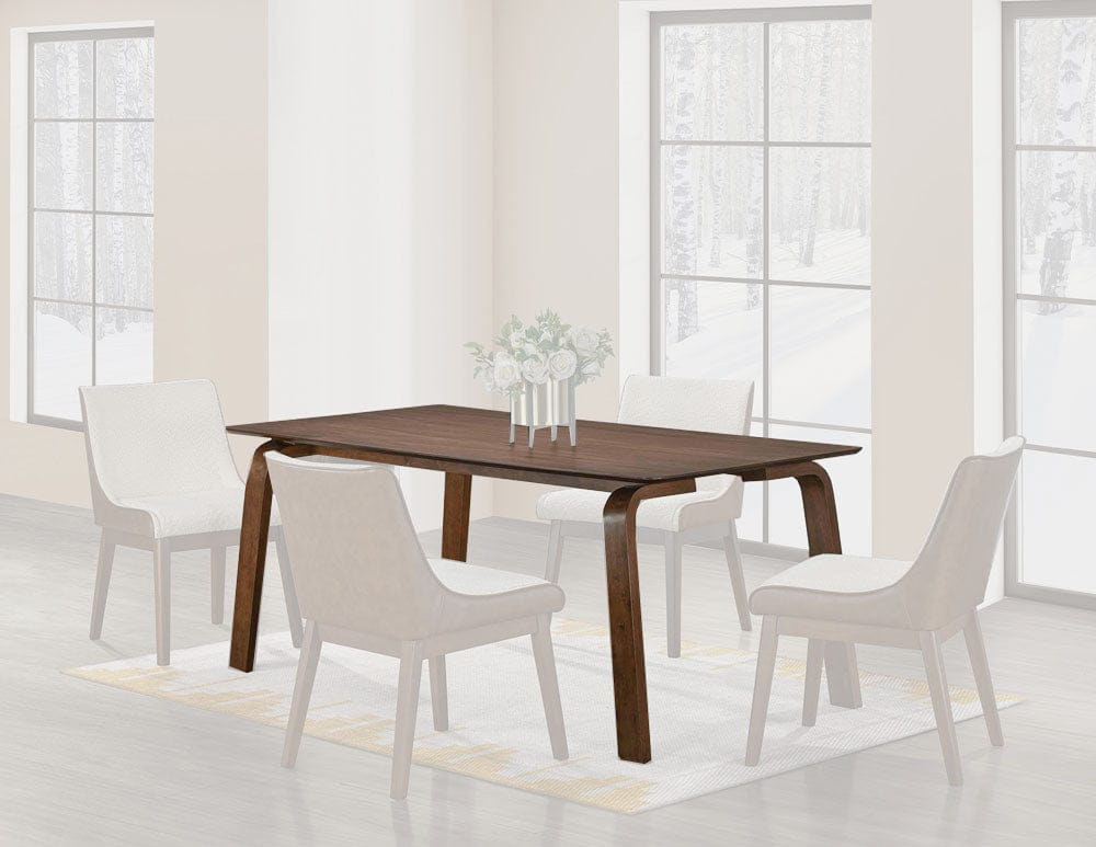 Furniture of America - Viken Dining Table in Walnut - FM3213WN-T-TABLE View 1