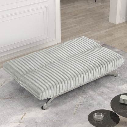 Furniture of America - Villeneuve Futon Sofa Bed in Light Gray - FM2906LG View 2