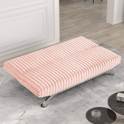 Furniture of America - Villeneuve Futon Sofa Bed in Pink - FM2906PK View 2