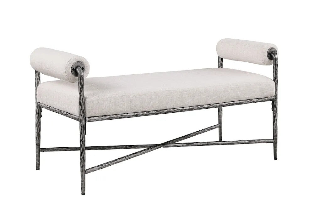 Furniture of America - Vilna - Bench - Gunmetal - FM-AC8033GY-BN-3A view 1