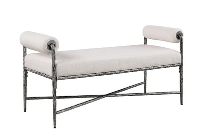 Furniture of America - Vilna - Bench - Gunmetal - FM-AC8033GY-BN-3A view 1