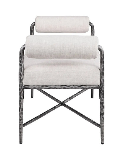 Furniture of America - Vilna - Bench - Gunmetal - FM-AC8033GY-BN-3A view 2