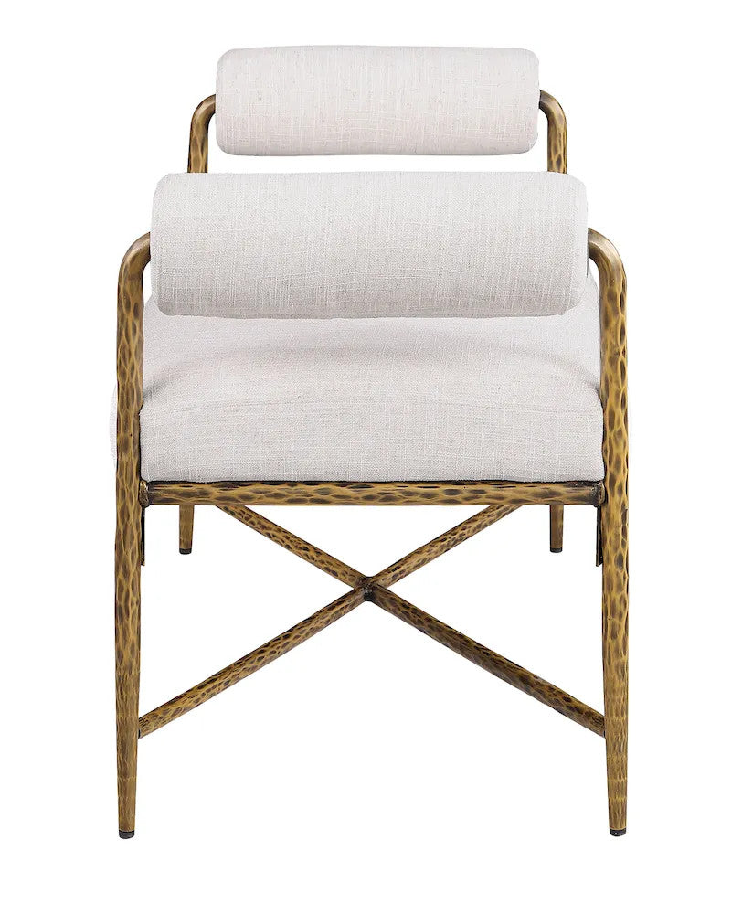 Furniture of America - Vilna - Bench - Matte Gold - FM-AC8033GD-BN-3A view 2