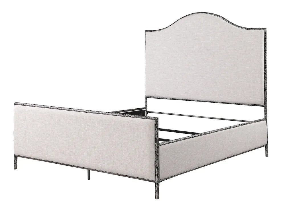 Furniture of America - Vilna - E.King Bed - Gunmetal - FM77001GY-EK-3A view 3