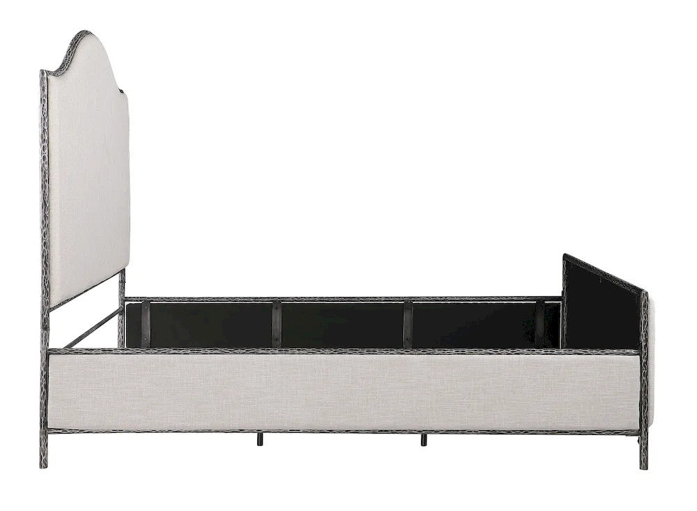 Furniture of America - Vilna - Queen Bed - Gunmetal - FM77001GY-Q-3A view 4
