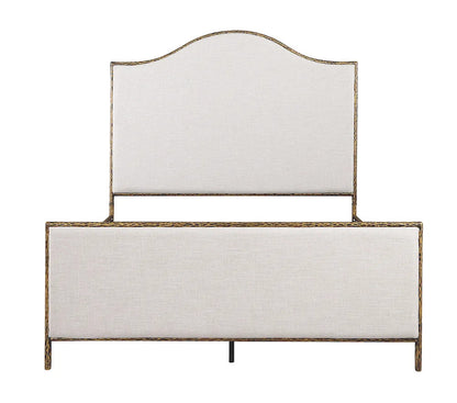 Furniture of America - Vilna - Queen Bed - Matte Gold - FM77001GD-Q-3A view 4