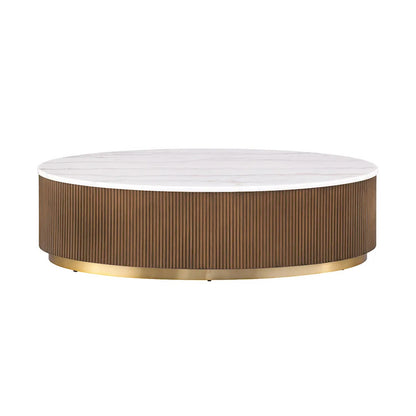 Furniture of America - Virden - Oval Cocktail Table - FM47000BR-CO view 2