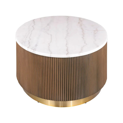 Furniture of America - Virden - Round Cocktail Table - FM47000BR-CR view 3