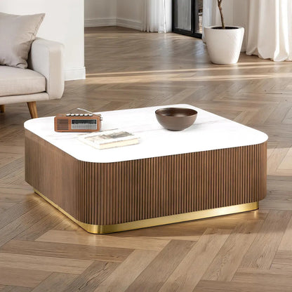 Furniture of America - Virden - Square Cocktail Table - FM47000BR-CS view 1