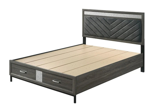 Furniture of America - Voleta - 3 Pc. Queen Bedroom Set - FM7212GY-Q-4PC view 2