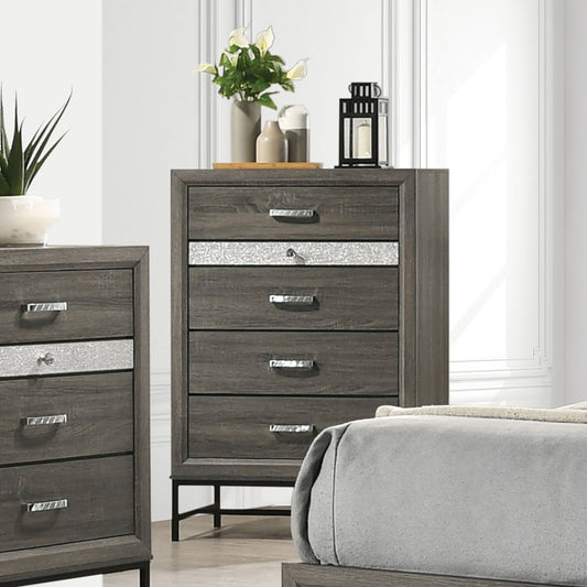 Furniture of America - Voleta Chest in Gray - FM7212GY-C View 1