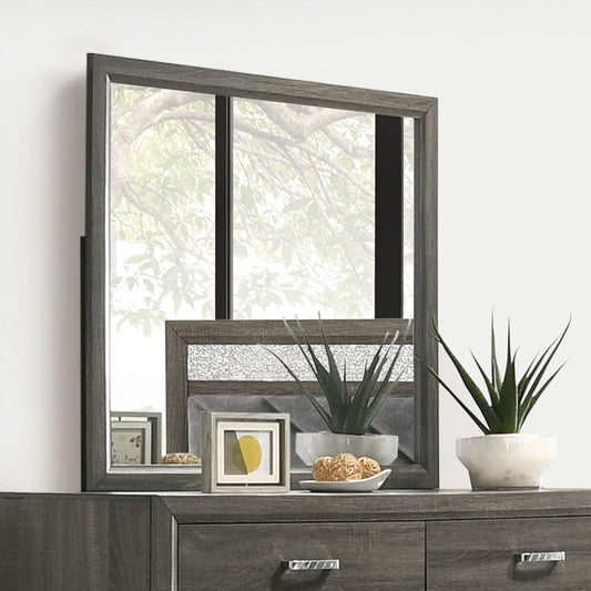 Furniture of America - Voleta Mirror in Gray - FM7212GY-M View 1