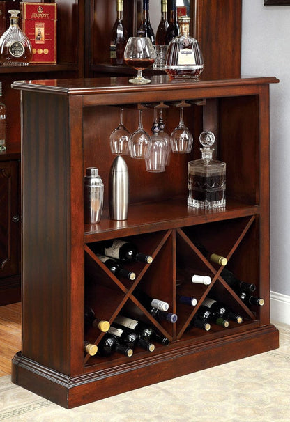Furniture of America - Voltaire Bar Table in Dark Cherry - CM-CR142BT View 1