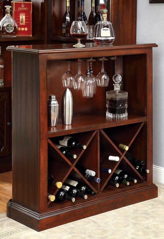 Furniture of America - Voltaire Bar Table in Dark Cherry - CM-CR142BT View 1