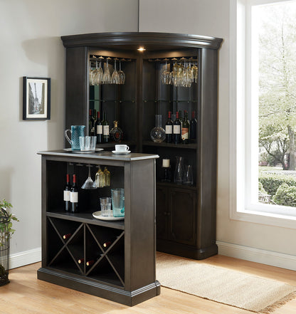 Furniture of America - Voltaire Bar Table in Gray - CM-CR142GY-BT View 2