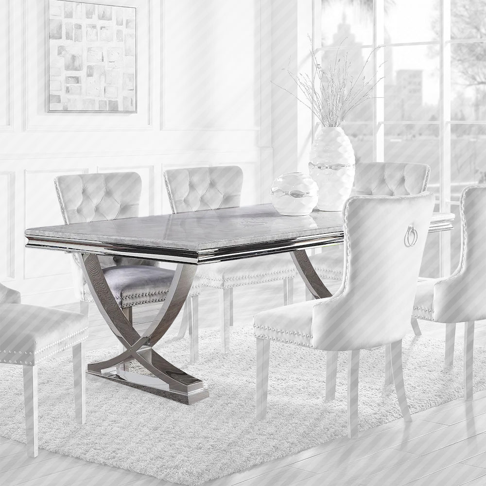 Furniture of America - Wadenstil - Dining Table - CM3295T-SS-TABLE view 1