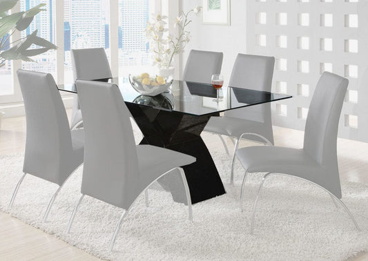 Furniture of America - Wailoa Dining Table in Black - CM8370BK-T-TABLE View 1