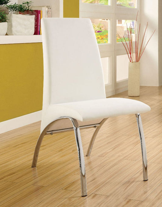 Furniture of America - Wailoa Side Chair in White - CM8370WH-SC-2PK View 1