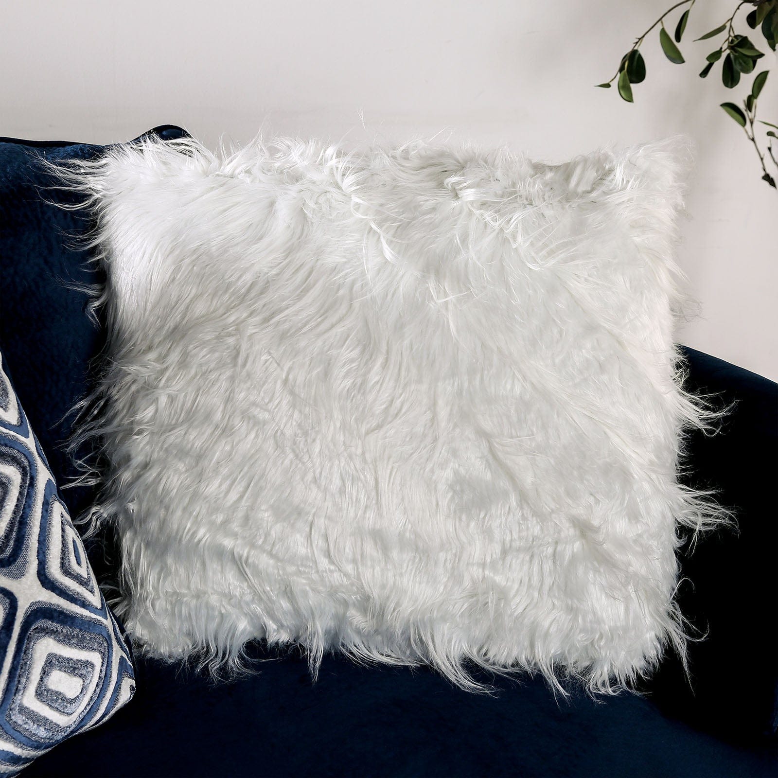 Furniture of America - Waldstone Sofa + Loveseat in Navy - SM5176-2PC View 2