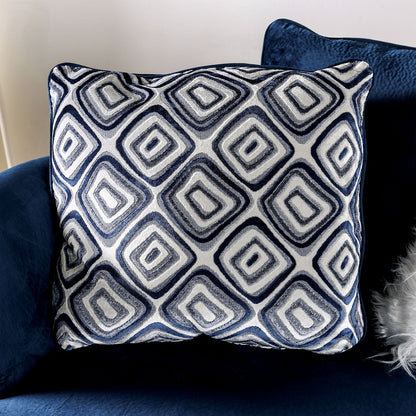 Furniture of America - Waldstone Sofa + Loveseat in Navy - SM5176-2PC View 3