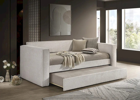Furniture of America - Walsall - Twin Daybed w/ Trundle - Pearl White - FM1205WH-BED view 1