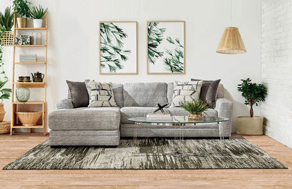Furniture of America - Waltham Sectional in Gray - SM5192-SECT View 1