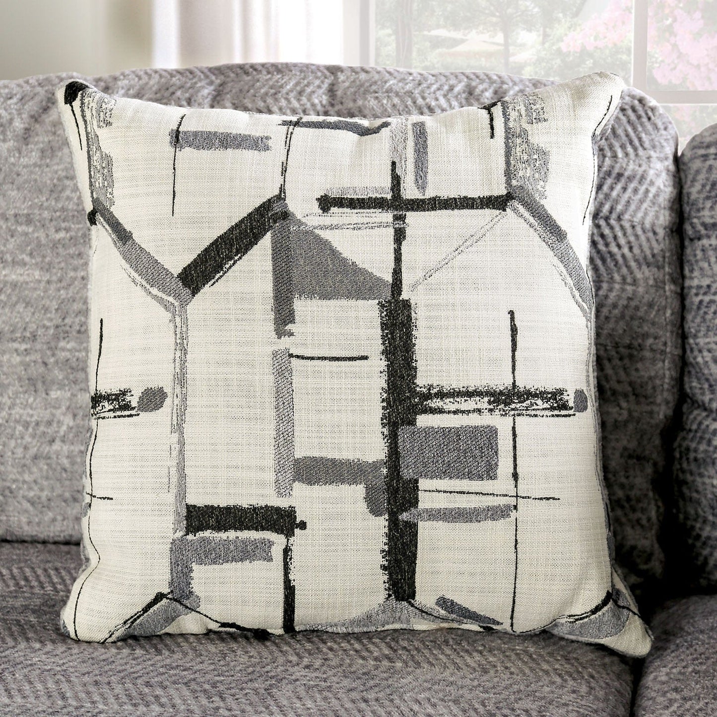 Furniture of America - Waltham Sectional in Gray - SM5192-SECT View 3