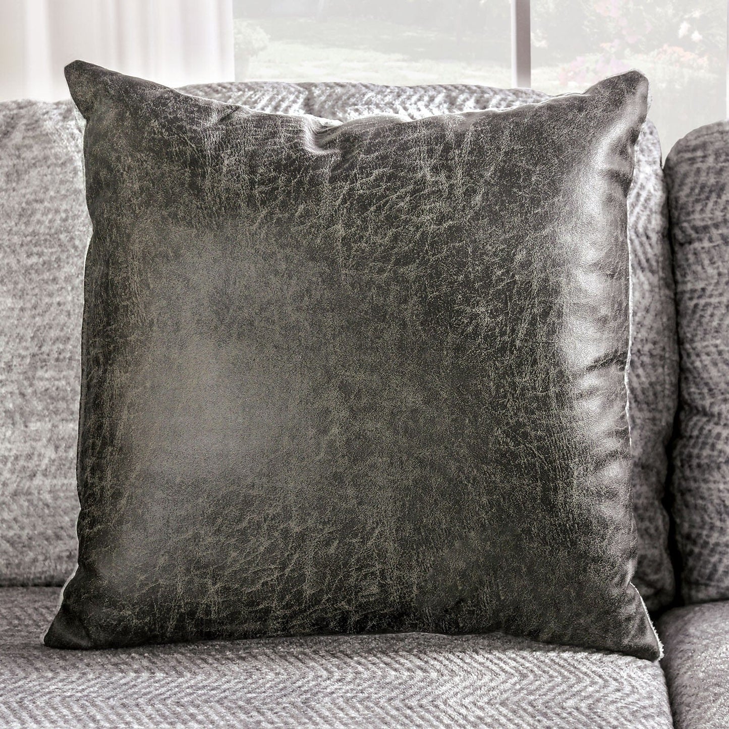 Furniture of America - Waltham Sectional in Gray - SM5192-SECT View 4