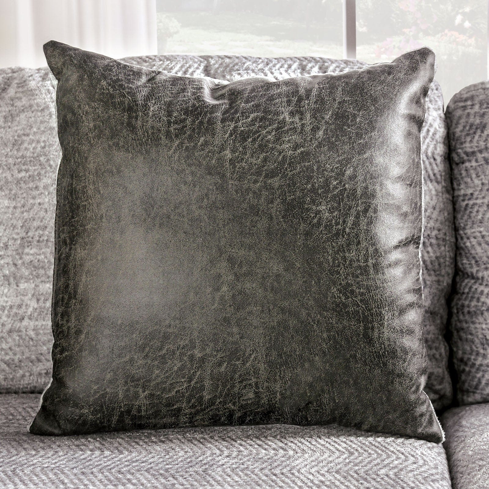 Furniture of America - Waltham Sectional in Gray - SM5192-SECT View 4
