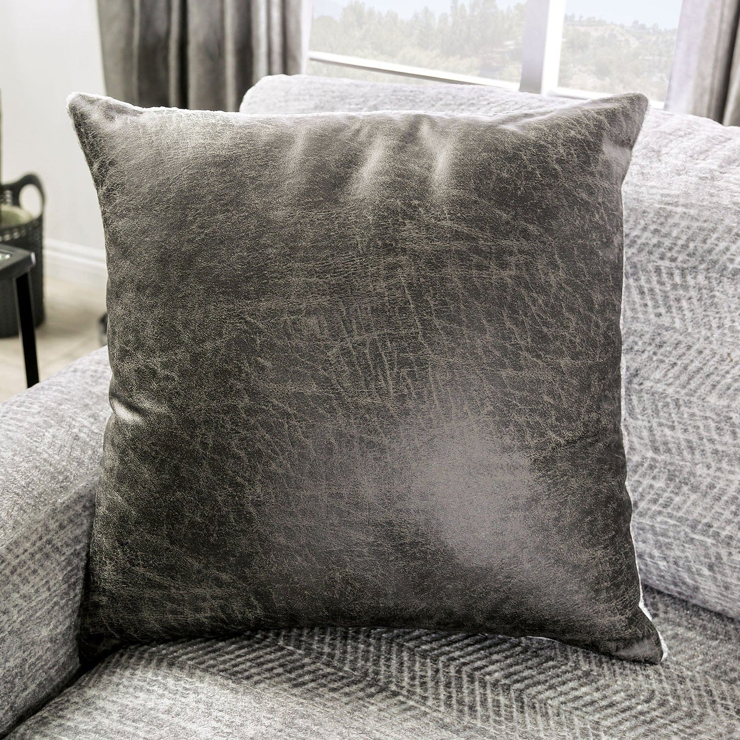 Furniture of America - Walton Sectional in Gray - SM5191-SECT View 4