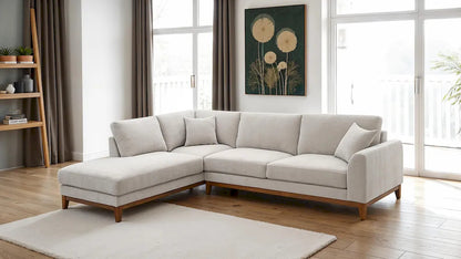 Furniture of America - Watton - Sectional, Left Chaise, Light Gray - FM64008TP-SECT-L view 2