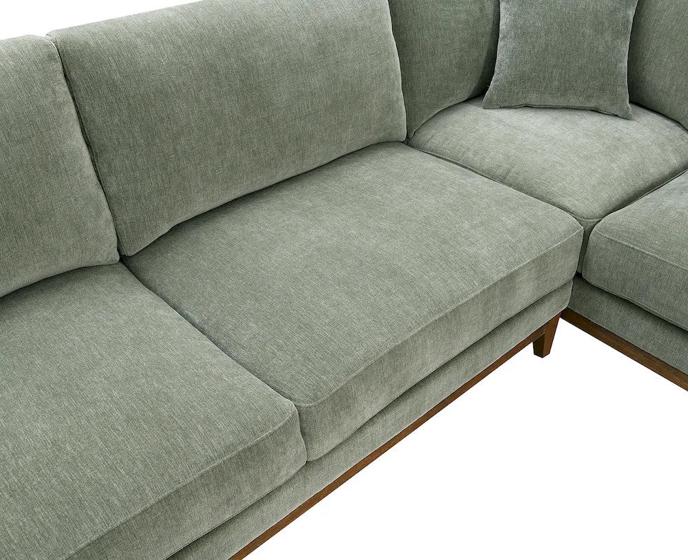 Furniture of America - Watton - Sectional, Right Chaise, Olive Green - FM64008GR-SECT-R view 7