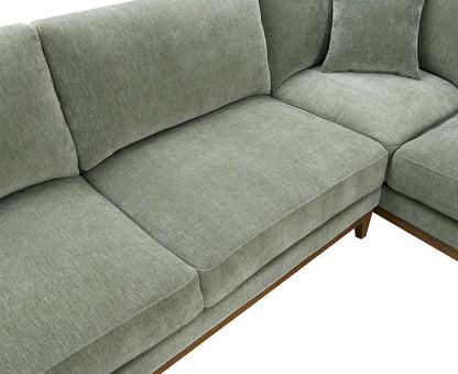 Furniture of America - Watton - Sectional, Right Chaise, Olive Green - FM64008GR-SECT-R view 7