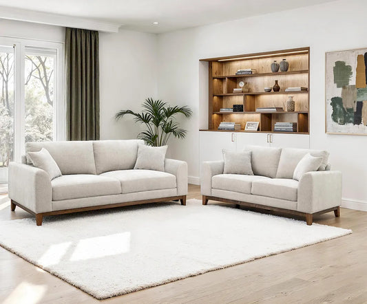 Furniture of America - Watton - Sofa + Loveseat - Light Gray - FM64008TP-2PC view 1