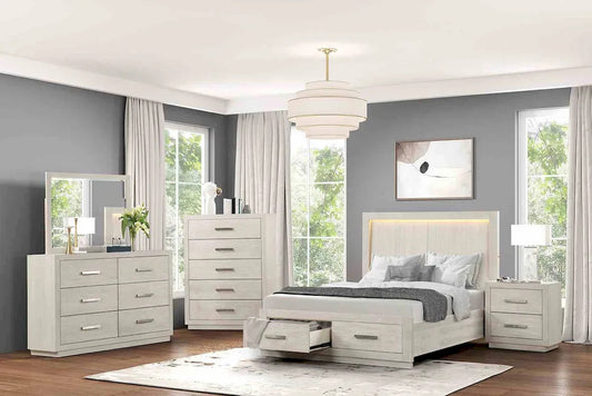 Furniture of America - Wellingborough - 4 Pc. Queen Bedroom Set w/ Chest - FM7703AK-Q-5PC-CHEST view 1