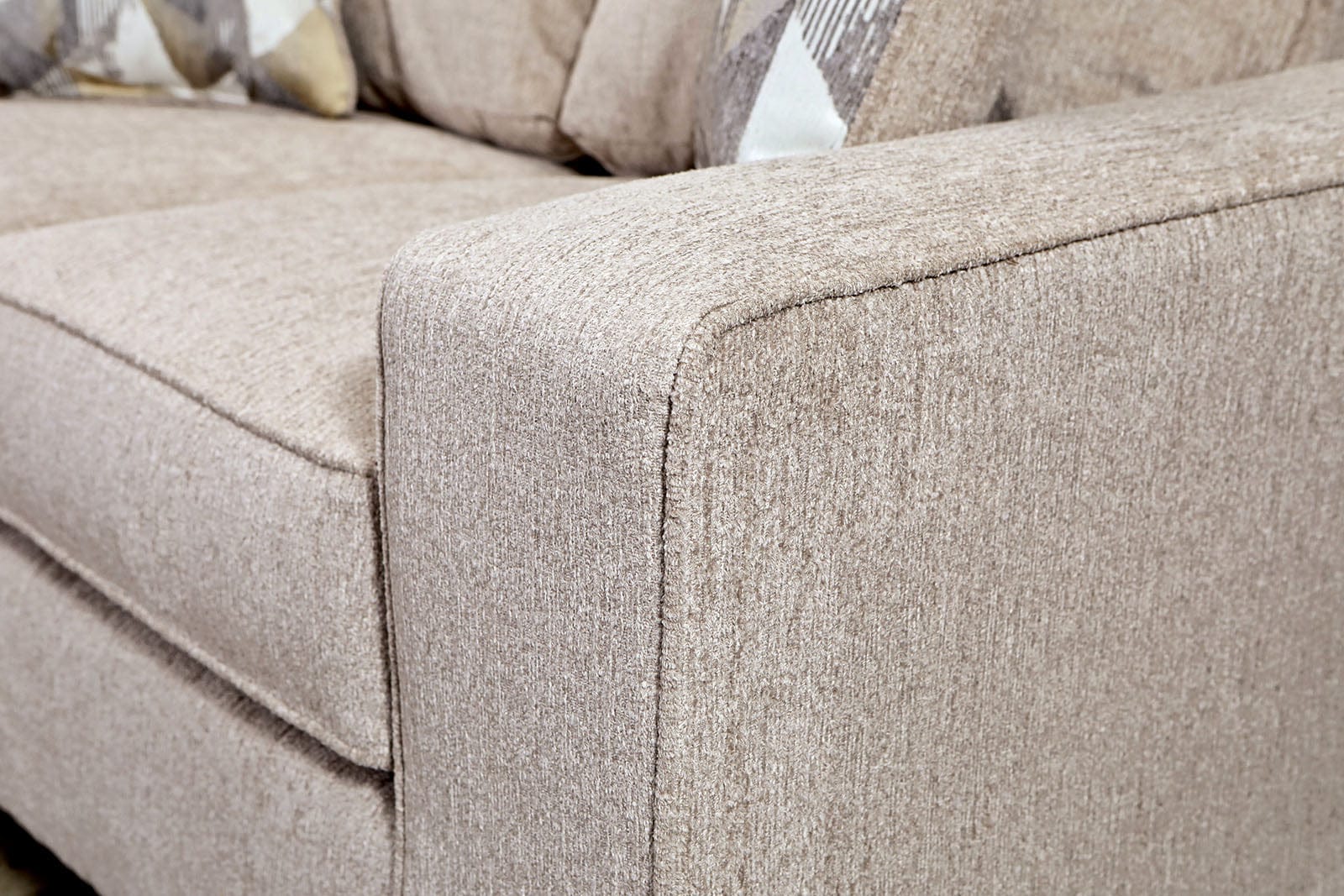 Furniture of America - West Action Sofa + Loveseat in Beige - SM7331-2PC View 3