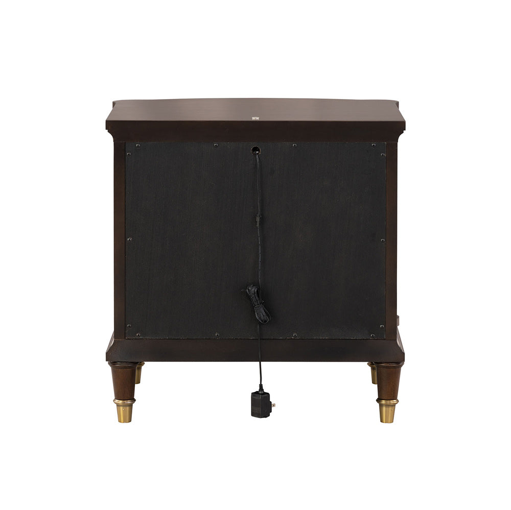 Furniture of America - Westerham End Table w/ LED in Dark Cherry - FM44001CH-E View 5