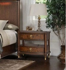 Furniture of America - Westerham Nightstand w/ Power Outlet & LED in Dark Cherry - FM74001CH-N View 1