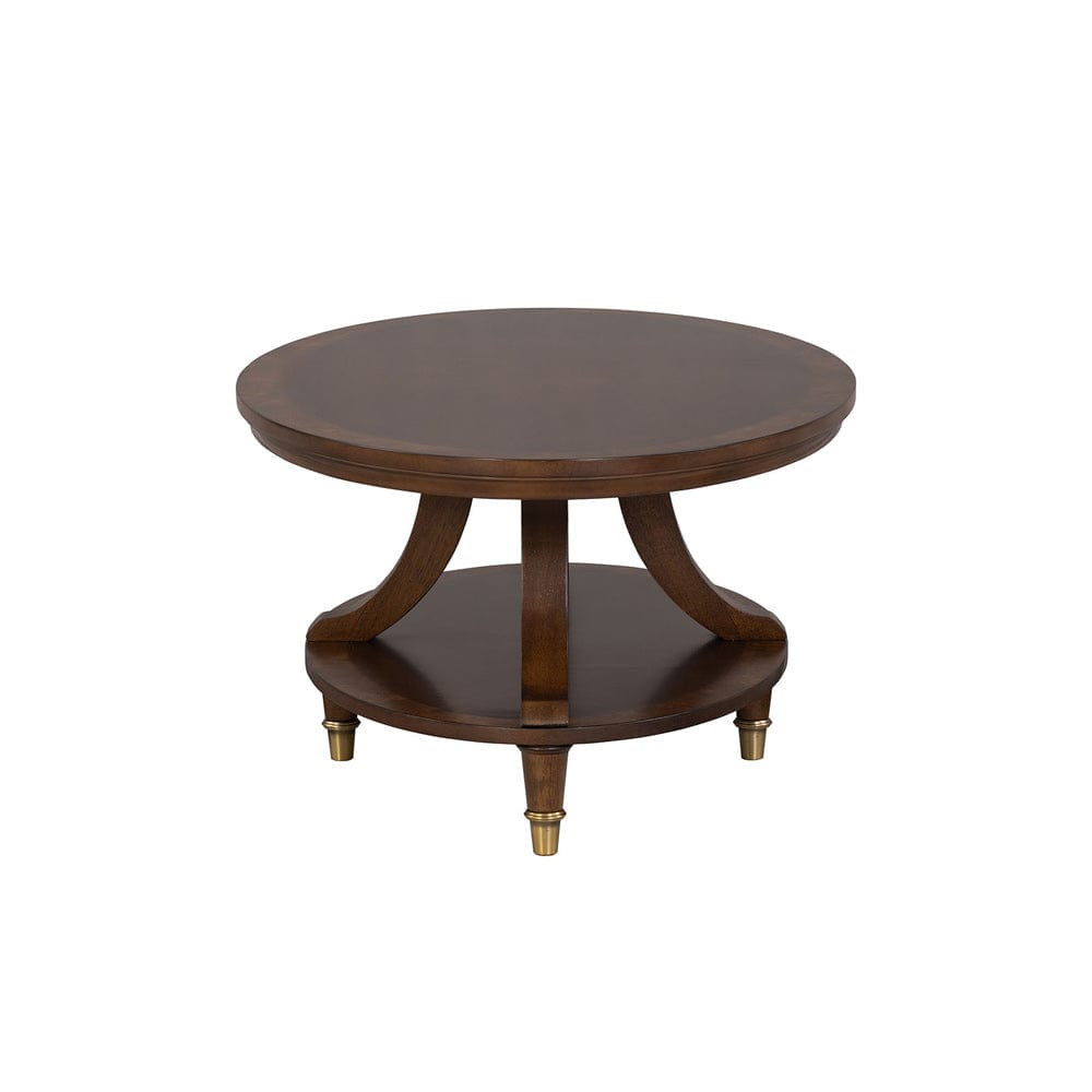 Furniture of America - Westerham Oval Cocktail Table in Dark Cherry - FM44001CH-CO View 3