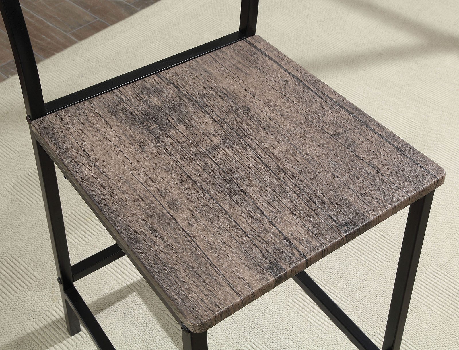 Furniture of America - Westport 5 Pc. Counter Ht. Table Set in Antique Brown/Black - CM3920PT-5PK View 2