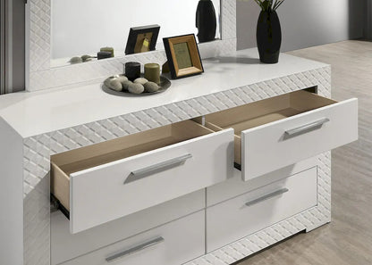 Furniture of America - Whitby - 4 Pc. Queen Bedroom Set w/ 2NS - FM7216WH-Q-5PC-2NS view 7