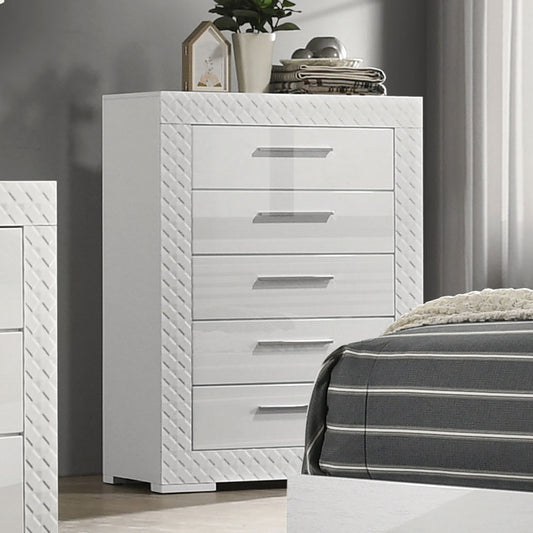 Furniture of America - Whitby Chest in White - FM7216WH-C View 1