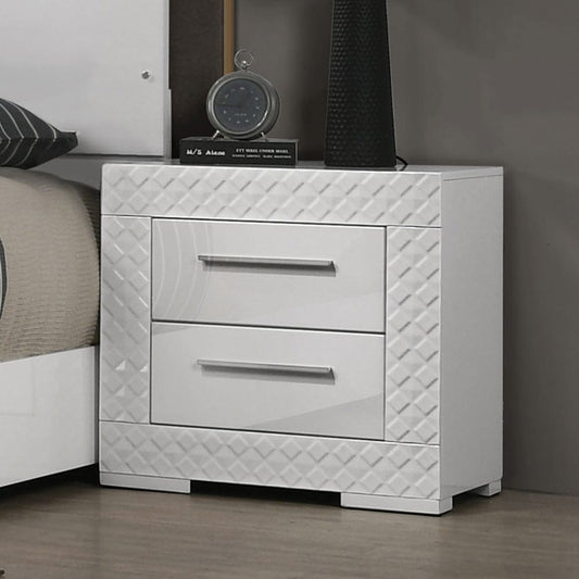 Furniture of America - Whitby Nightstand in White - FM7216WH-N View 1
