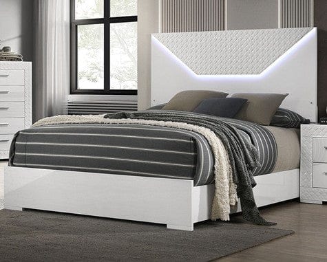 Furniture of America - Whitby Queen Bed in White - FM7216WH-Q-BED View 1