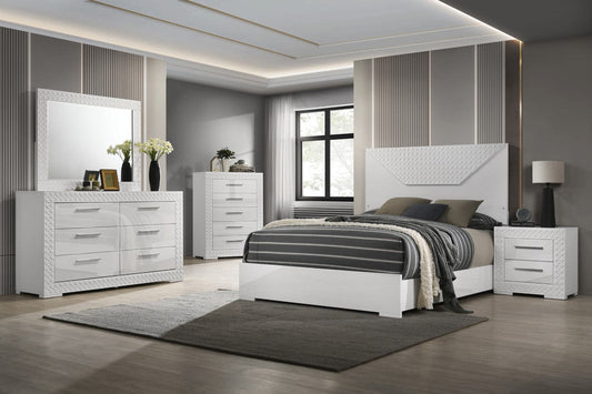 Furniture of America - Whitby Queen Bed in White - FM7216WH-Q-BED View 2