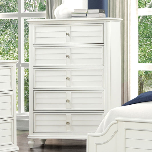 Furniture of America - Whitehaven Chest in Antique White - FM7708WH-C View 1