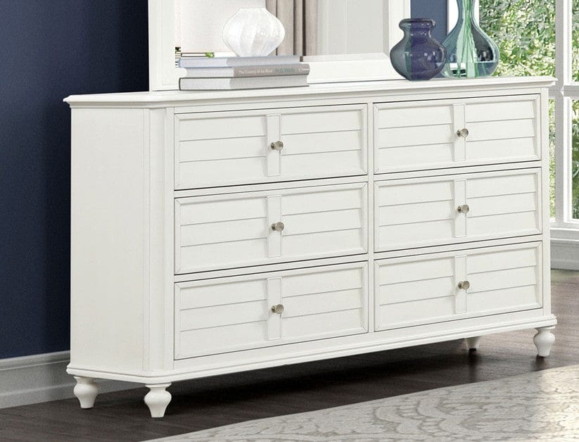 Furniture of America - Whitehaven Dresser in Antique White - FM7708WH-D View 1