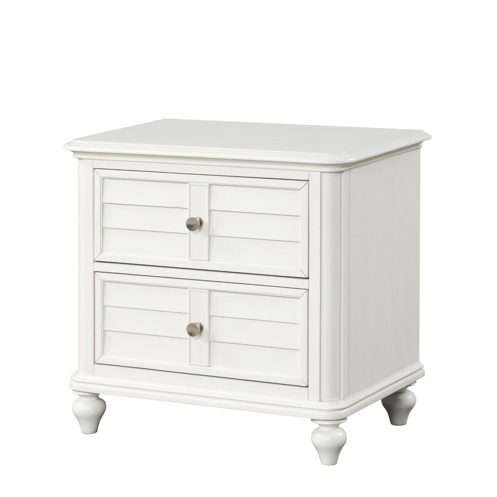 Furniture of America - Whitehaven Nightstand in Antique White - FM7708WH-N View 2