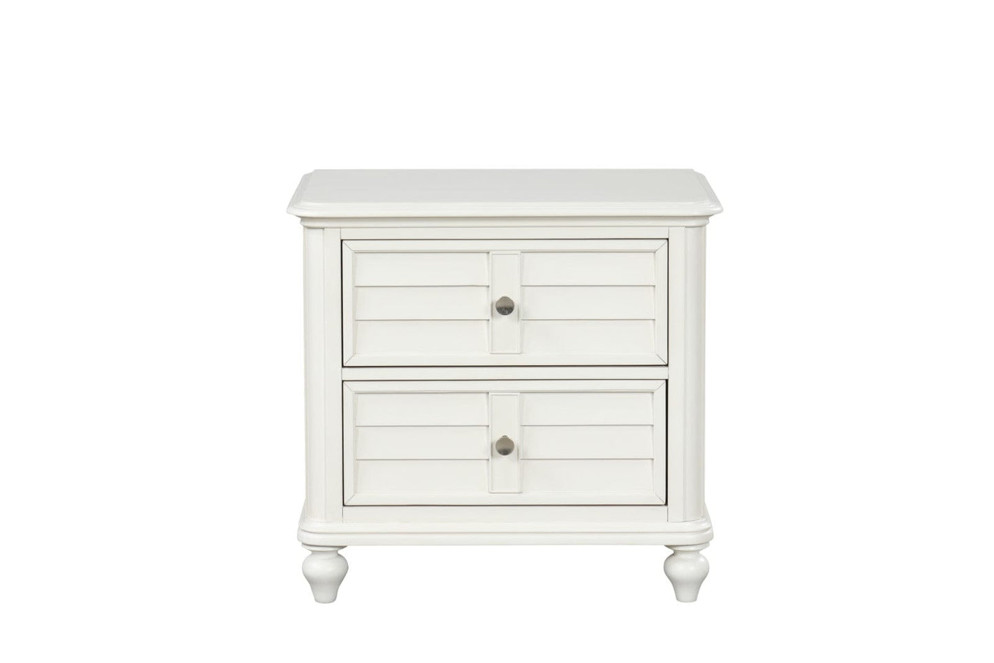 Furniture of America - Whitehaven Nightstand in Antique White - FM7708WH-N View 3